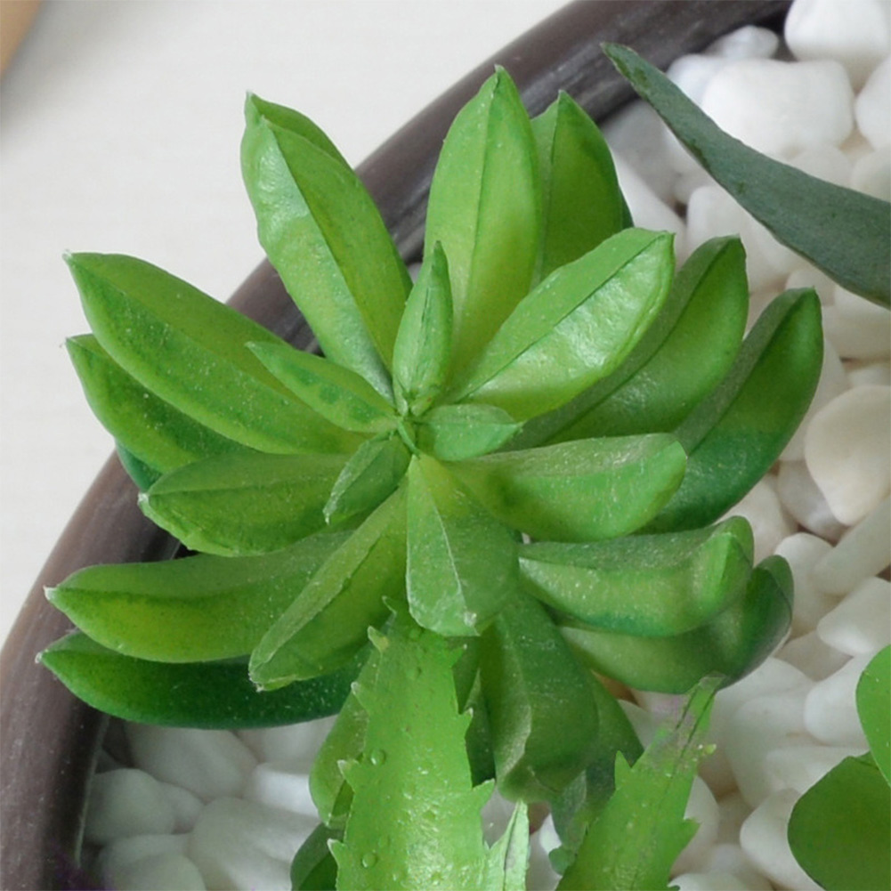 Succulent Arrangement Mini - Kunstmatig bureau centerpiece voor succulent arrangement