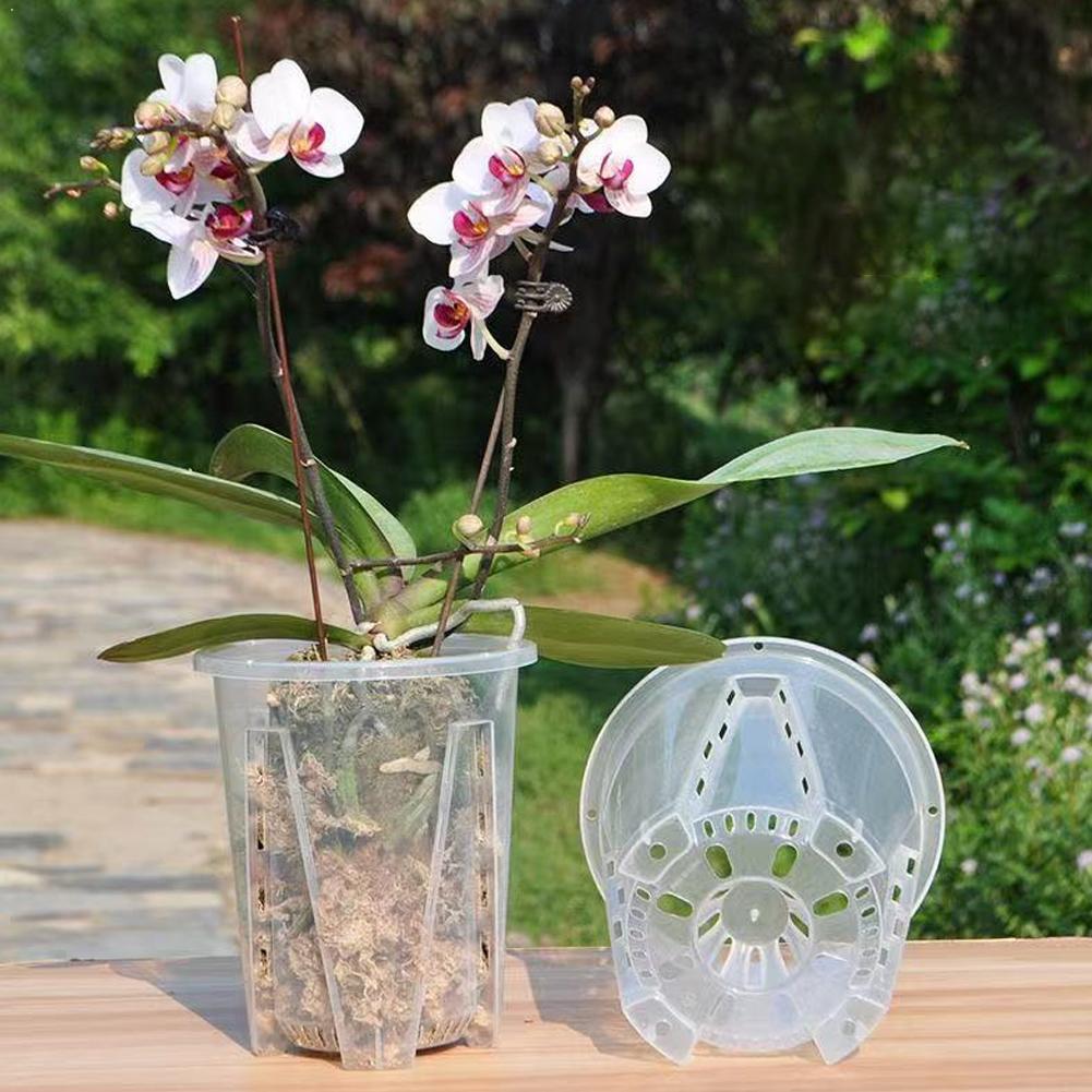 Plant Parent - Plastic wortelcontrole transparante bloempot ademende plantenpot