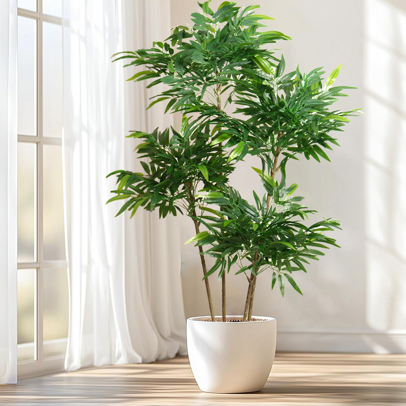 Fiddle Leaf Fig - 80-180cm Grote Kunstmatige Bamboe Bladeren Boom