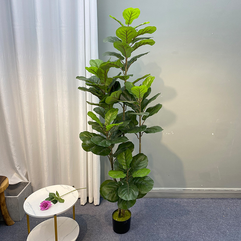 Fiddle Leaf Fig - 59in Grote Ficus Boom Kunstmatige Planten