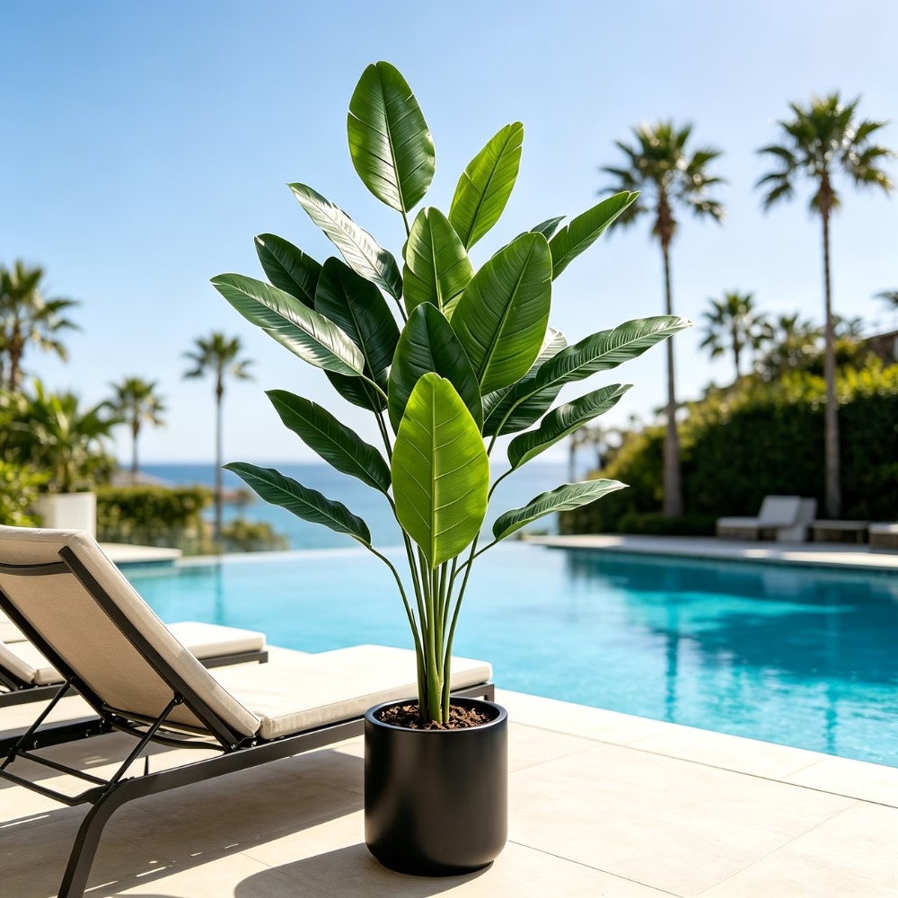 Fiddle Leaf Fig - 1 stuk 105cm grote kunstmatige bananenboom