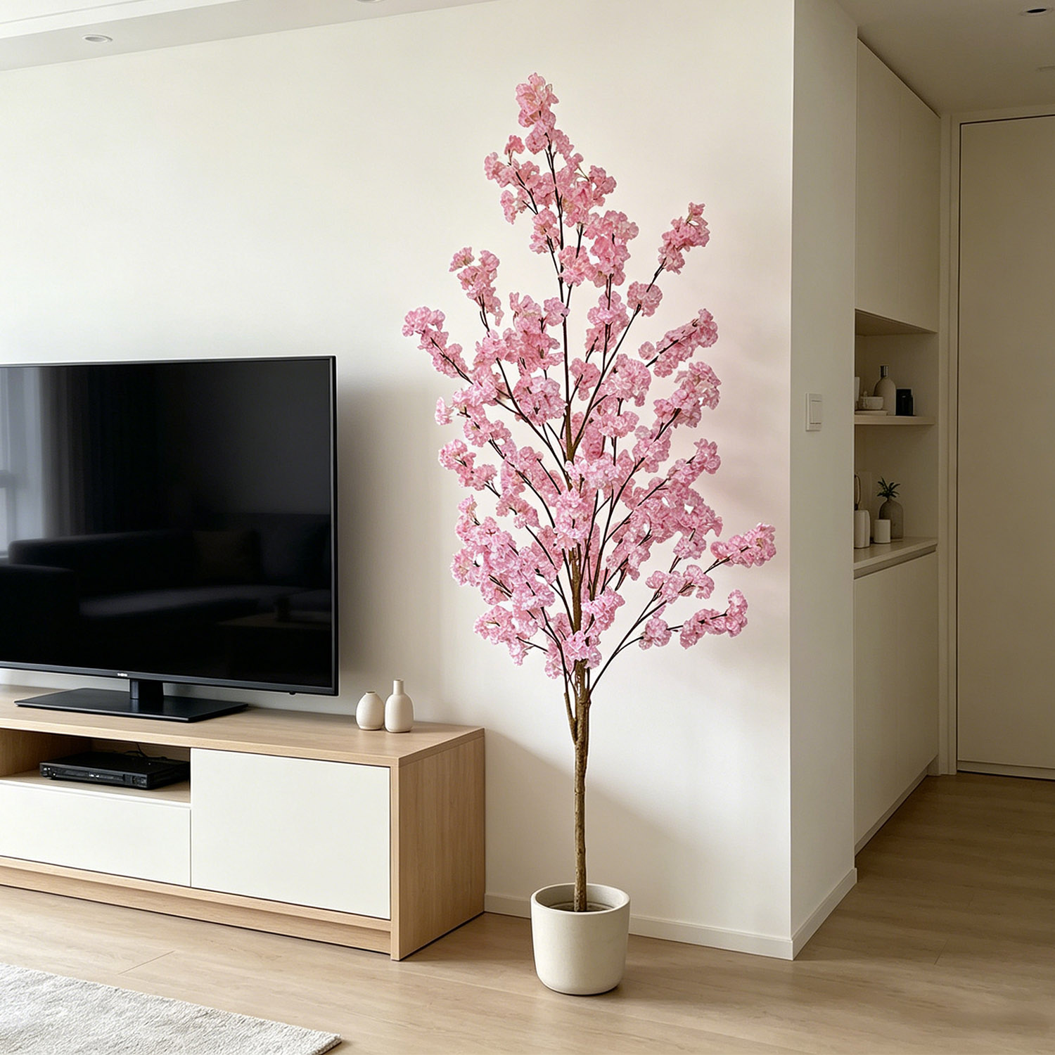Fiddle Leaf Fig - 100-220cm Kunstmatige Kersenbloesem Plant Sakura Boom