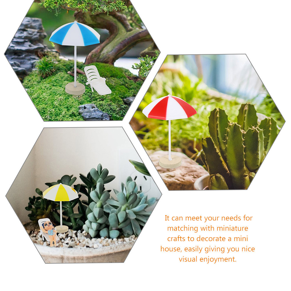 8 stuks miniatuur strandparapl - Succulent Arrangement Mini recensie en prijs