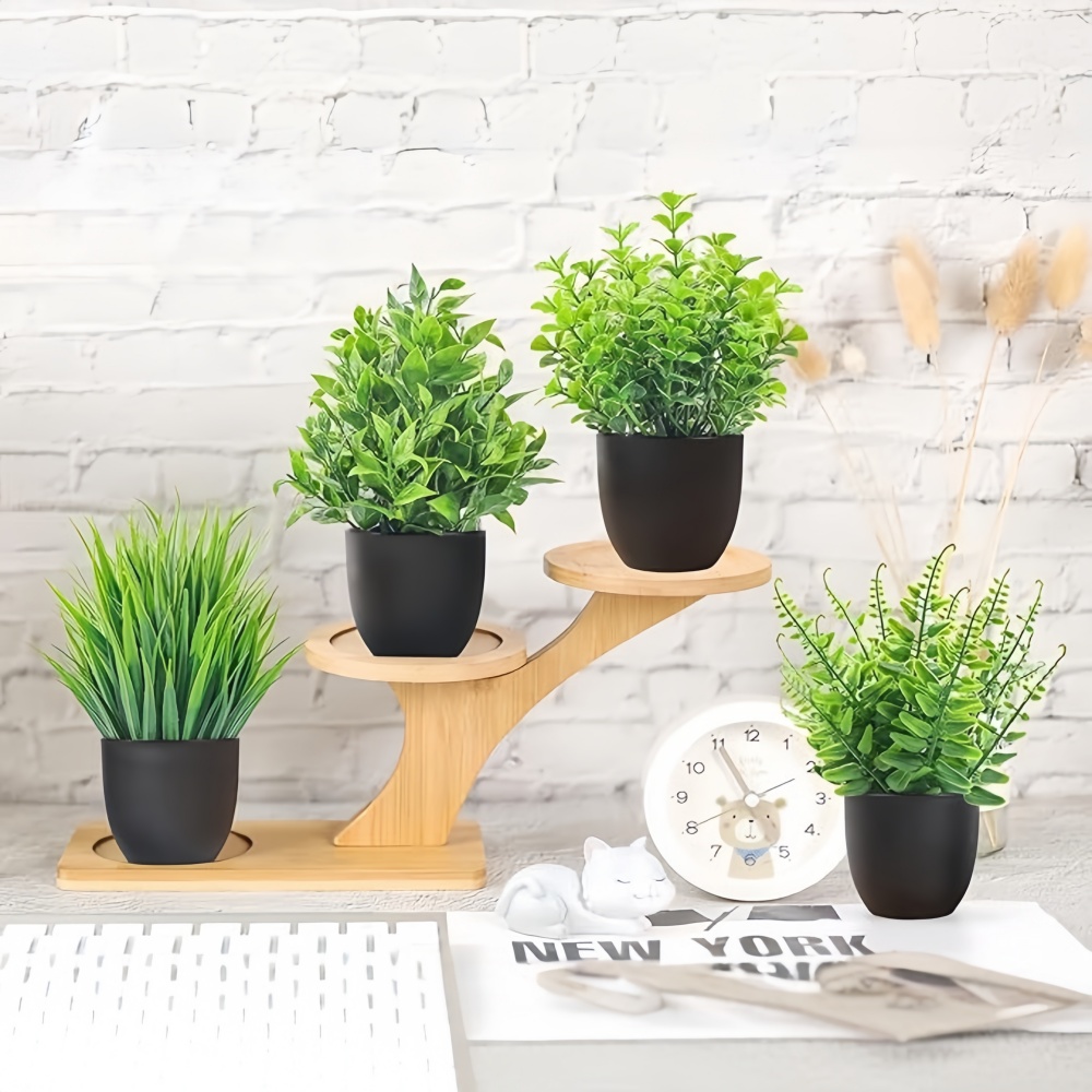 4 stks/set Mini Kunstplanten I - Fiddle Leaf Fig recensie en prijs