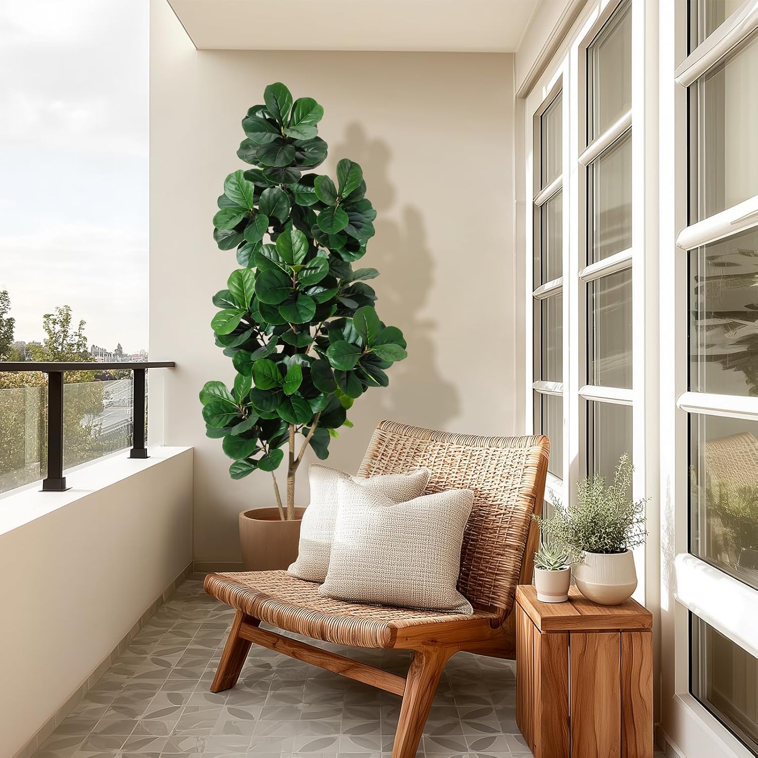 4FT/5FT/6FT/7FT Fiddle Leaf Vi - Fiddle Leaf Fig recensie en prijs