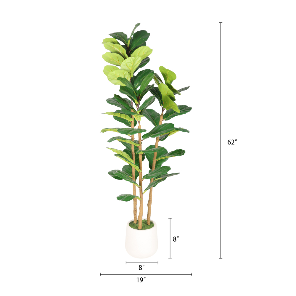 1,60m Kunstmatige Fiddle Leaf  - Fiddle Leaf Fig recensie en prijs